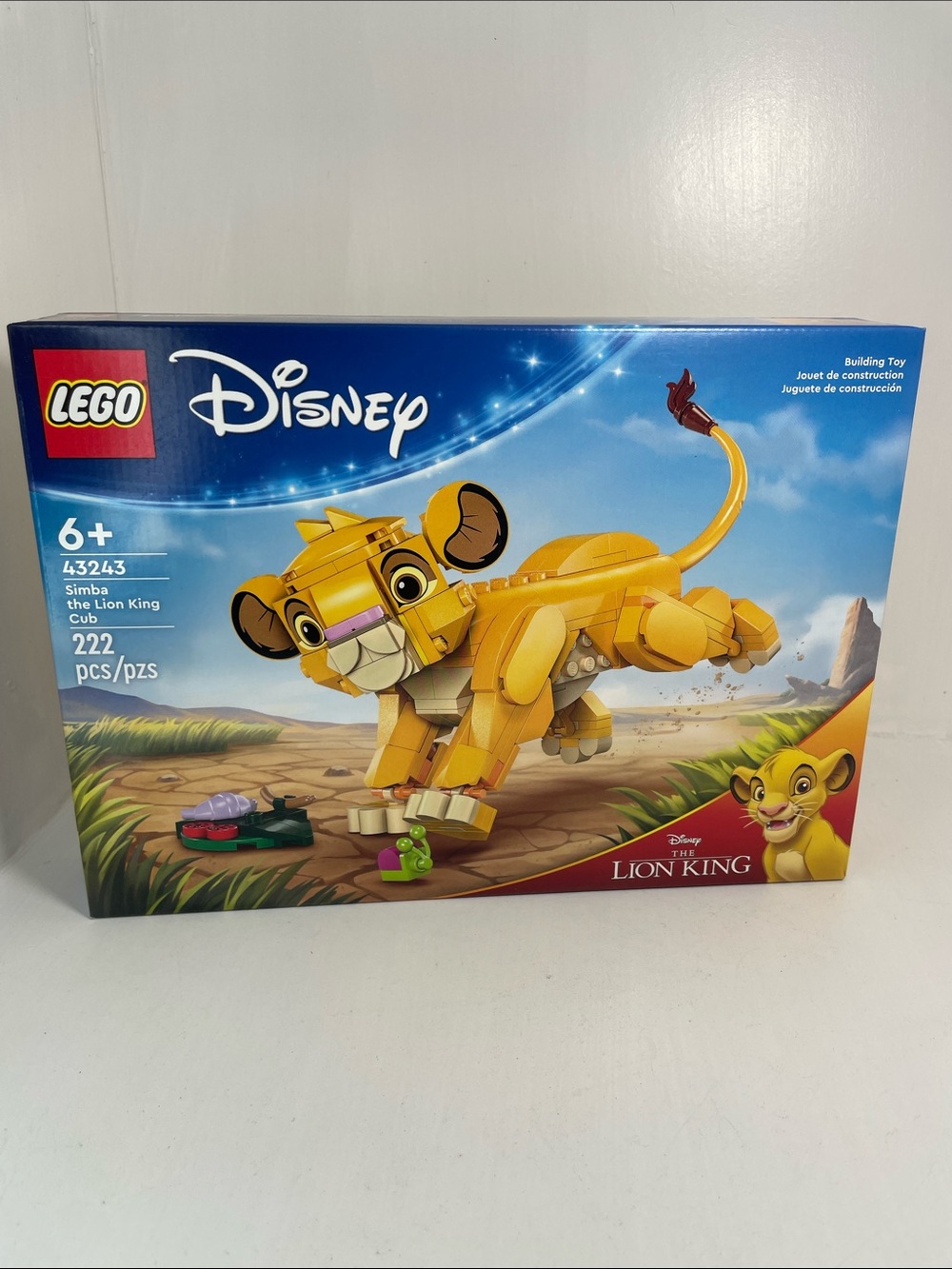 LEGO Disney Simba the Lion King Cub Building Set - Yellow, Brown, Black